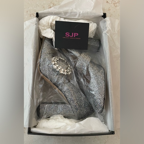 NEW EU 39.5 Celine Chunky Heel Mary Jane SJP by Sarah Jessica Parker - Picture 13 of 15